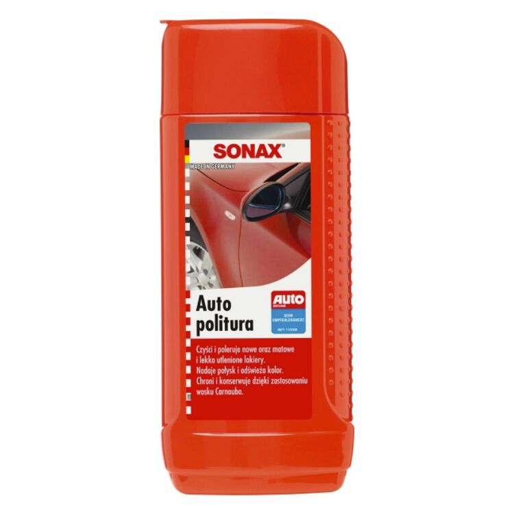 SONAX Auto Politur финишный полироль с воском для авто 250 мл, Количество: 250 мл , изображение 3