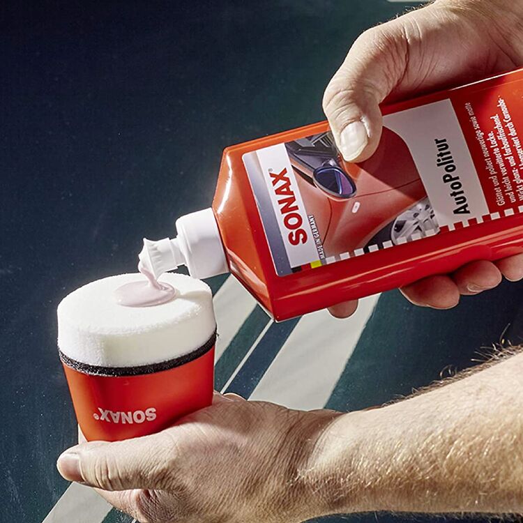 SONAX Auto Politur финишный полироль с воском для авто 500 мл, Количество: 500 мл , изображение 2