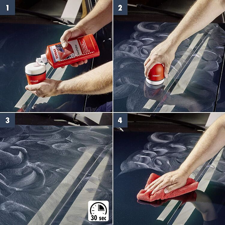 SONAX Auto Politur финишный полироль с воском для авто 500 мл, Количество: 500 мл , изображение 3