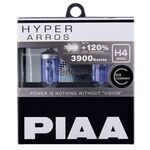 PIAA Hyper Arros H4 +120% 55/60W 3900K комплект 2 шт 