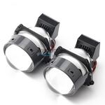 PLUTON BI-LED 3" 60/65W 5500K широкоформатные автомобильные линзы комплект 2 шт 