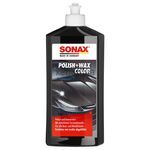SONAX Polish +Wax Color черный полироль тефлон с воском 500 мл 