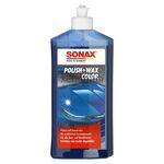 SONAX Polish +Wax Color синий полироль тефлон с воском 500 мл 