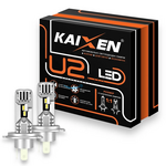 KAIXEN U2 H4 30W 6000K автомобильные LED лампы комплект 2 шт 