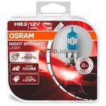 OSRAM Night Breaker Laser HB3 60W 3900K комплект 2 шт 