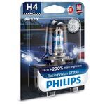 PHILIPS RacingVision GT200 +200% H4 60/55W 3600K 1 шт 
