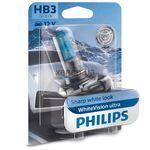 PHILIPS WhiteVision ultra +60% HB3 60W 3800K 1 шт 