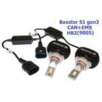 Baxster S1 gen3 HB3 (9005) CAN+EMS 25W 6000K комплект 2 шт 