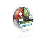 Лампа галогенная Philips H1 LongLife EcoVision, 2шт/блистер 12258LLECOS2 