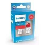 Philips Ultinon Pro6000 W21/5W 11066RU60X2 LED Red 