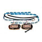 Светодиодная (LED) лента Running Crystall Желтый-Белый 16 сегментов v4 