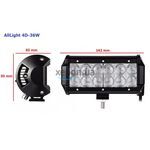 Светодиодная фара дальнего света AllLight 4D-36W 12 chip cree spot 9-30V 