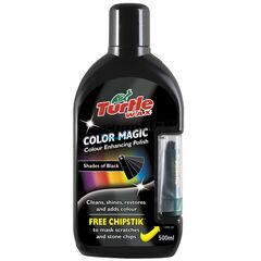 Turtle Wax Color Magic Plus чорний поліроль із восковим олівцем 500 мл, Колір: Чорний, Обʼєм: 500 мл