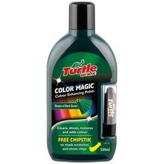 Зеленый полироль-тефлон Turtle Wax Color Magic Plus 500 мл