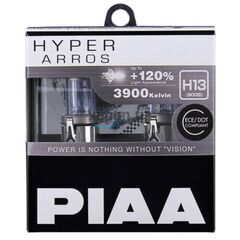 PIAA Hyper Arros H13 +120% 65/55W 3900K комплект 2 шт, Тип лампы: H13, Цветовая температура: 3900 