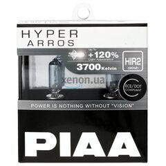 PIAA Hyper Arros HIR2 +120% 60/55W 3700K комплект 2 шт, Тип лампы: HIR2, Цветовая температура: 3700 