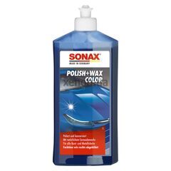 SONAX Polish +Wax Color синій поліроль тефлон з воском 500 мл, Колір: Синій, Обʼєм: 500 мл