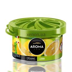 Ароматизатор Aroma Car Organic Lemon: свежесть сочного лимона 
