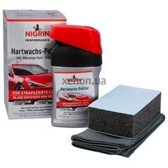 NIGRIN Performance Hartwachs-Politur Turbo универсальная восковая полироль в наборе 300 мл 