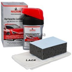 NIGRIN Performance Hartwachs-Lackschutz Turbo защитный восковый полироль в наборе (Германия) 300 мл