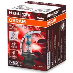 OSRAM Night Breaker Laser HB4 51W 3900K (картон) 1 шт, Тип лампы: HB4, Цветовая температура: 3900 