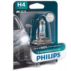 PHILIPS X-tremeVision Pro150 +150% H4 60/55W 3600K 1 шт 