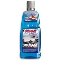 SONAX XTREME Shampoo 2 в 1 быстросохнущий автошампунь мойка без сушки 1 л 