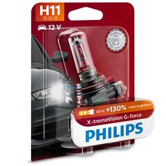 PHILIPS X-tremeVision G-force +130% H11 55W 3400K 1 шт 