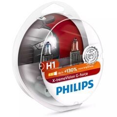 PHILIPS X-tremeVision G-force +130% H1 55W 3500K комплект 2 шт 