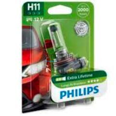 PHILIPS LongLife EcoVision 4x H11 55W 3100K (блистер) 1 шт 