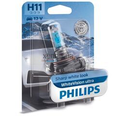 PHILIPS WhiteVision ultra +60% H11 55W 4000K 1 шт 