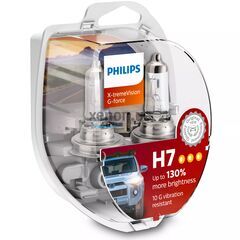 PHILIPS X-tremeVision G-force +130% H7 55W 3500K комплект 2 шт 