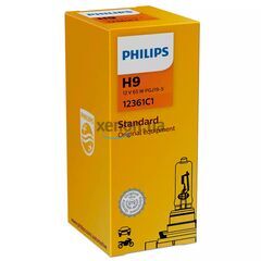 PHILIPS Standard H9 65W 3200K (картон) 1 шт 