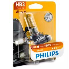 PHILIPS Vision +30% HB3 65W 3200K блистер 1 шт 
