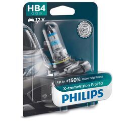 PHILIPS X-tremeVision Pro150 +150% HB4 51W 3450K 1 шт 