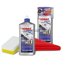 SONAX XTREME Brilliant Wax 1 Hybrid NPT фінішний поліроль з воском 500 мл у наборі