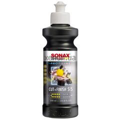 SONAX PROFILINE Cut +Finish 05-05 однокрокова полірувальна паста 250 мл, Обʼєм: 250 мл