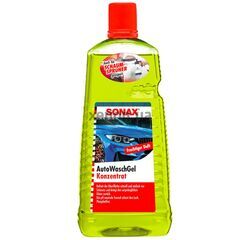 SONAX AutowaschGel Konzentrat нежный автошампунь концентрат для мойки авто с фруктовым ароматом 2 л, Объем: 2 л, Запах: Фрукты