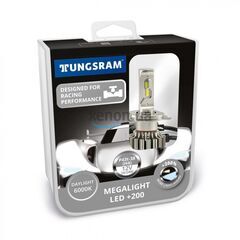 Tungsram Megalight LED H4 P43t-38 60430 PB2 24W 6000K 