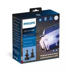 Лампы светодиодные PHILIPS LED H4 Ultinon Pro9000 + 250% 12/24V 18W 