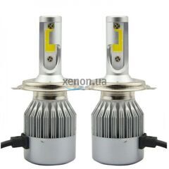HeadLight C6 H4 12-24V COB 36W 6000K комплект 2 шт 