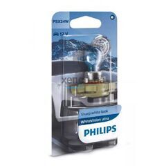 Лампа галогенная Philips PSX24W WhiteVision ultra +60% 55W 12V (3300K) B1 12276WVUB1 
