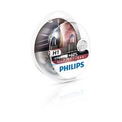Лампа галогенная Philips H1 VisionPlus, 2шт/блистер 12258VPS2 