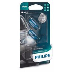 Лампа галогенная Philips W5W X-treme Vision Pro150 +150% 12V W2.1X9.5d 12961XVPB2 