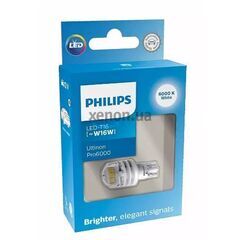 Philips Ultinon Pro6000 W16W 11067CU60X1 White 6000K блистер комплект 1 шт 