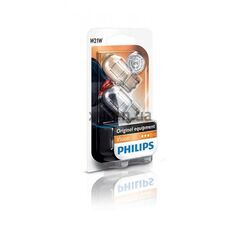 Лампа накаливания Philips W21W, 2шт/блистер 12065B2