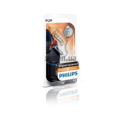Philips W1,2W 12516B2 лампа накаливания блистер комплект 2 шт 