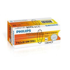 Philips Festoon T10.5X38 12854CP лампа накаливания картон комплект 10 шт 