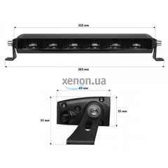 Світлодіодна фара OPPLIGHT 60watt 10-30V IP68 (opl-47-60W)