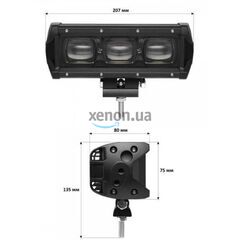 Светодиодная фара OPPLIGHT 30watt 10-30V IP68 (opl-lsb-lens-30W) 